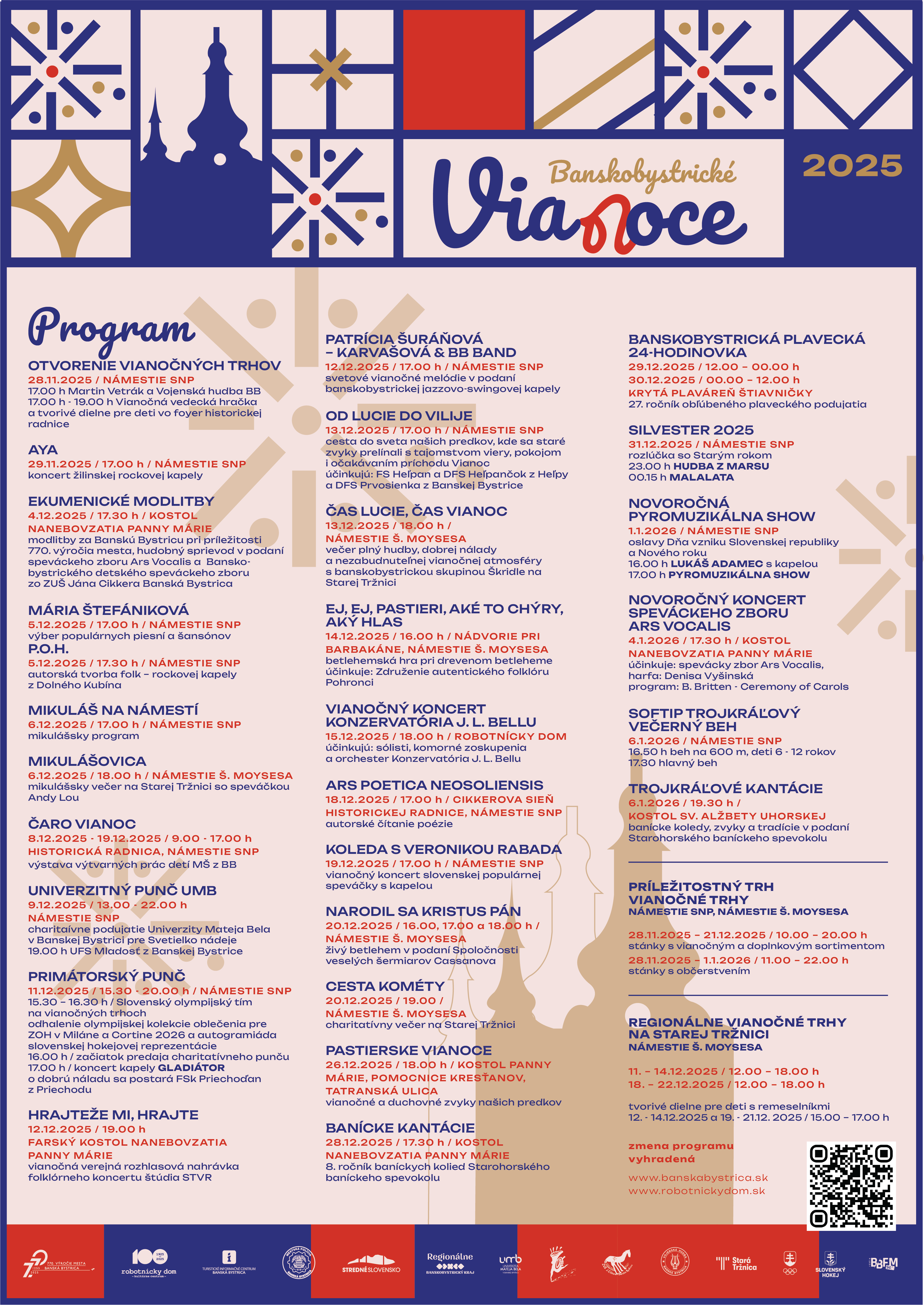 Program Banskobystrické Vianoce 2025